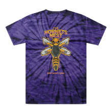 Load image into Gallery viewer, The Hornets Nest Front Print Tonal Spider Tie-Dye T-Shirt
