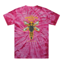 Load image into Gallery viewer, The Hornets Nest Front Print Tonal Spider Tie-Dye T-Shirt