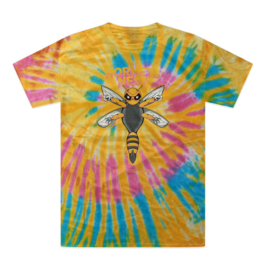 The Hornets Nest Front Print Tie-Dye T-Shirt
